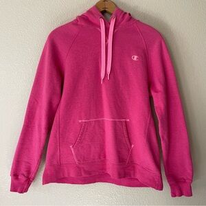 Champion Pink Sweatshirt Hoodie Ecosoft Drawstring Pocket